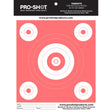 Pro-Shot Products - 8.5x11 Orange Glow Bullseye Target 12 Pack