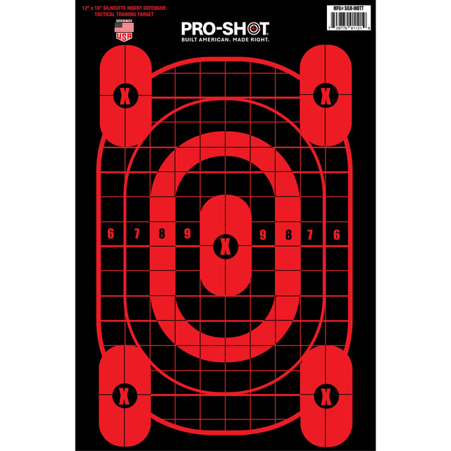 Pro-Shot Products - 12x18 Silhouette Training Targets - 4 Pack