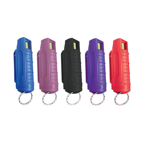 PS Products - Blue Heat Pepper Spray with Hard Case & Key Ring — view 3