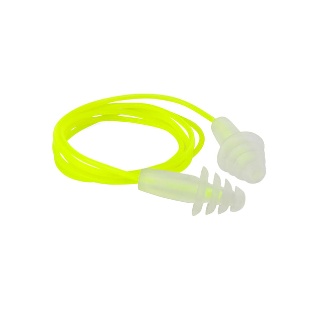 Radians - FP43HV Reusable Earplugs, 3 Pack - Hi-Vis Green