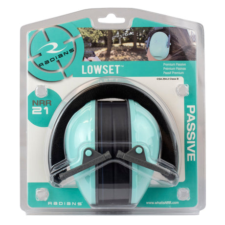 Radians - Lowset 21 Earmuff in Aqua/Charcoal — view 8