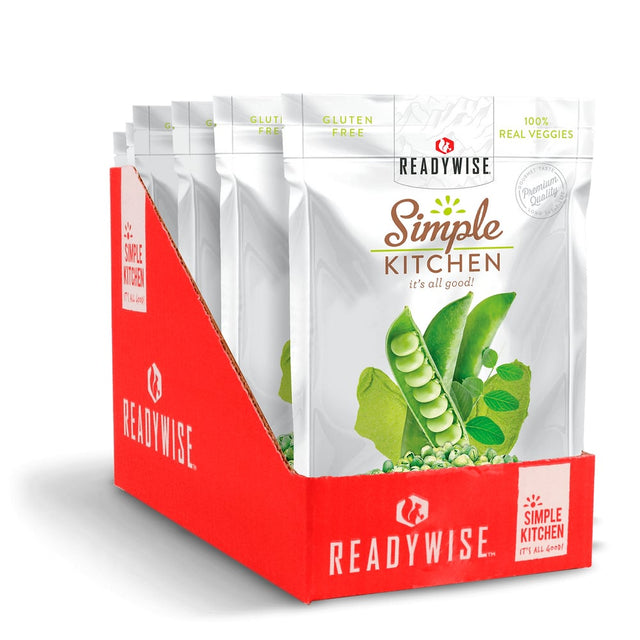 ReadyWise - 6 CT Case Simple Kitchen Wasabi Peas