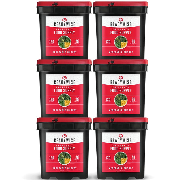ReadyWise - 720 Serving Freeze Dried Vegetable Bundle