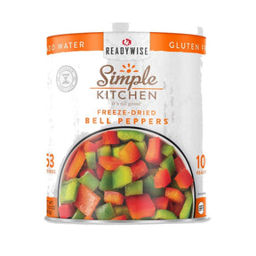 ReadyWise - Dried Red & Green Bell Peppers, 153 Servings