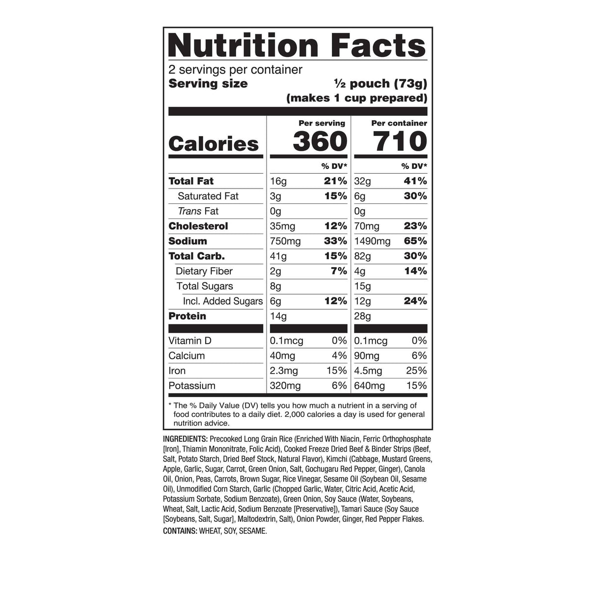 ReadyWise - 6 CT PRO Meal - Beef Bulgogi