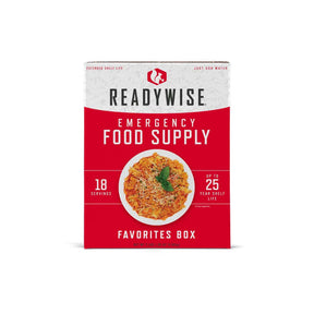 ReadyWise - Favorites Box - Emergency Food Sample Kit
