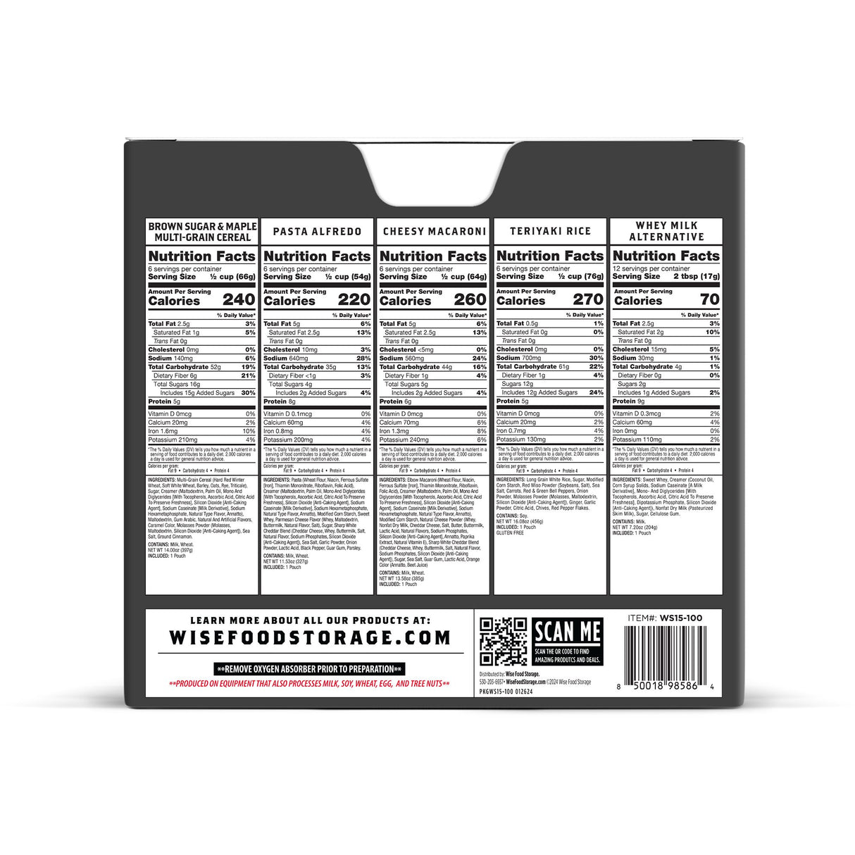 ReadyWise - 72 Hour Emergency Food Supply