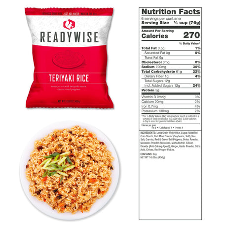 ReadyWise - 84 Serving Breakfast & Entree Grab & Go Bucket