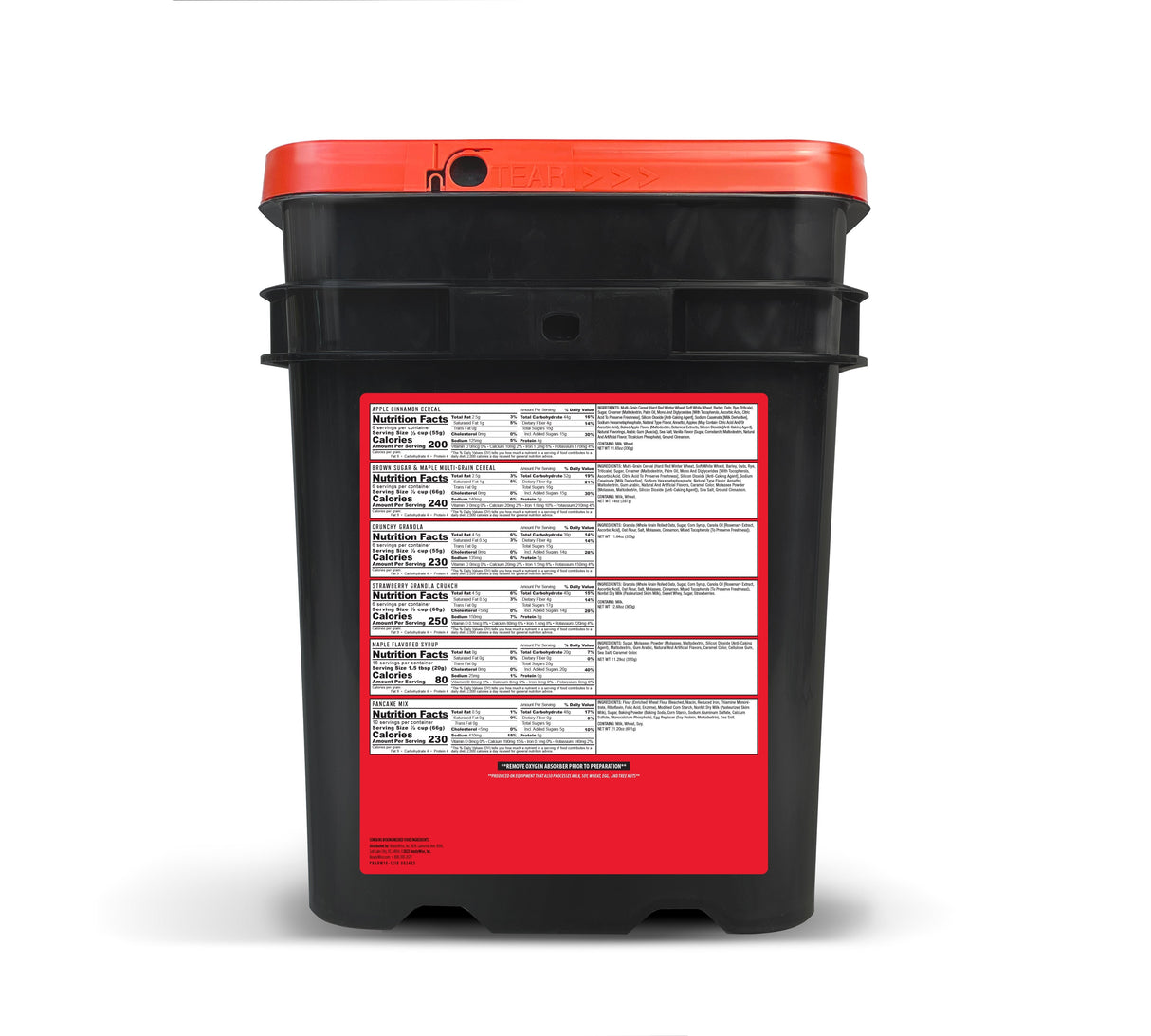ReadyWise - 240-Serving Emergency Food Supply Package