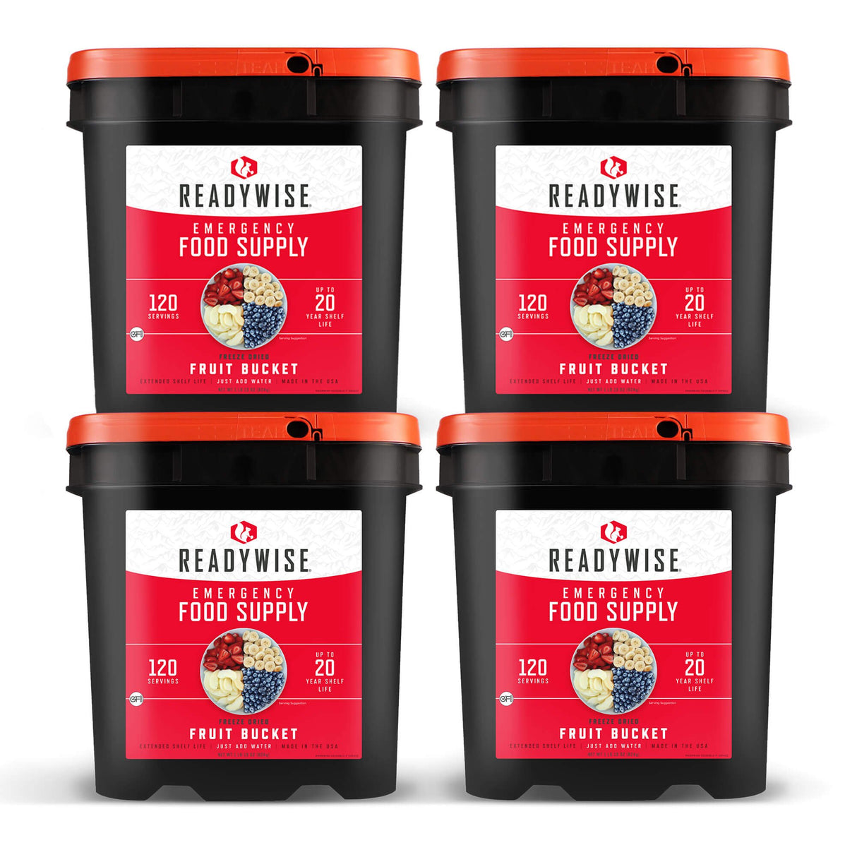 ReadyWise - 480 Serving Freeze Dried Fruit Bundle