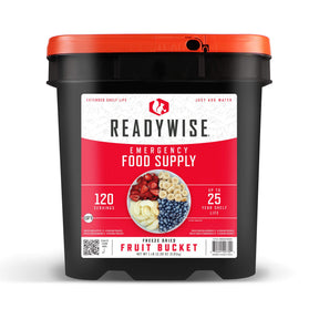 ReadyWise - 120 Serving Freeze Dried Fruit Bucket