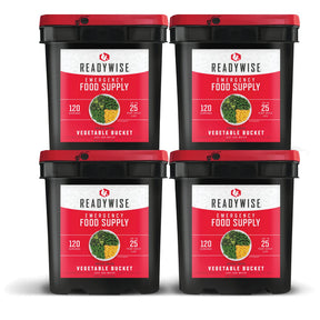ReadyWise - 480 Serving Freeze Dried Vegetable Bundle