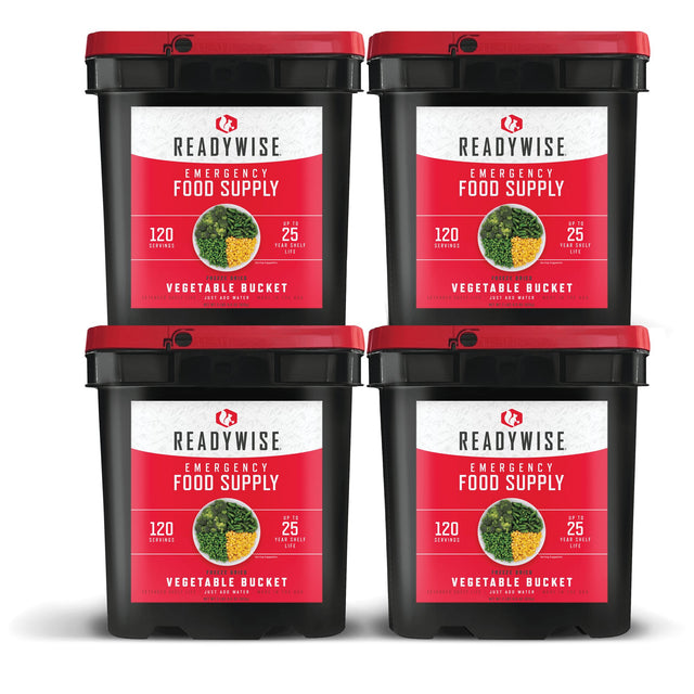 ReadyWise - 480 Serving Freeze Dried Vegetable Bundle