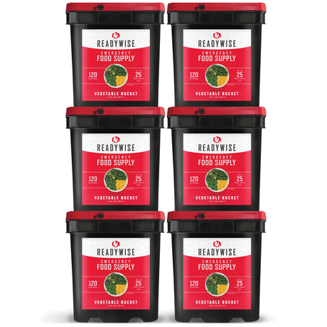ReadyWise - 720 Serving Freeze Dried Vegetable Bundle