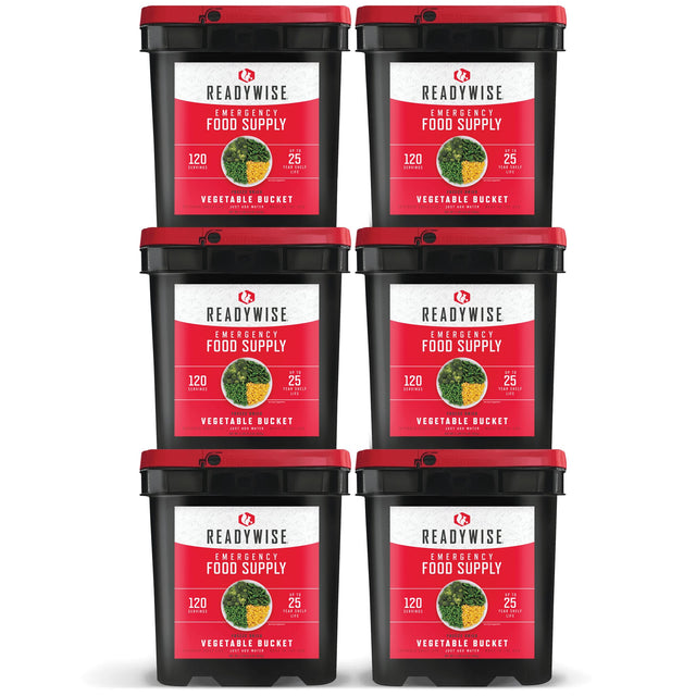 ReadyWise - 720 Serving Freeze Dried Vegetable Bundle