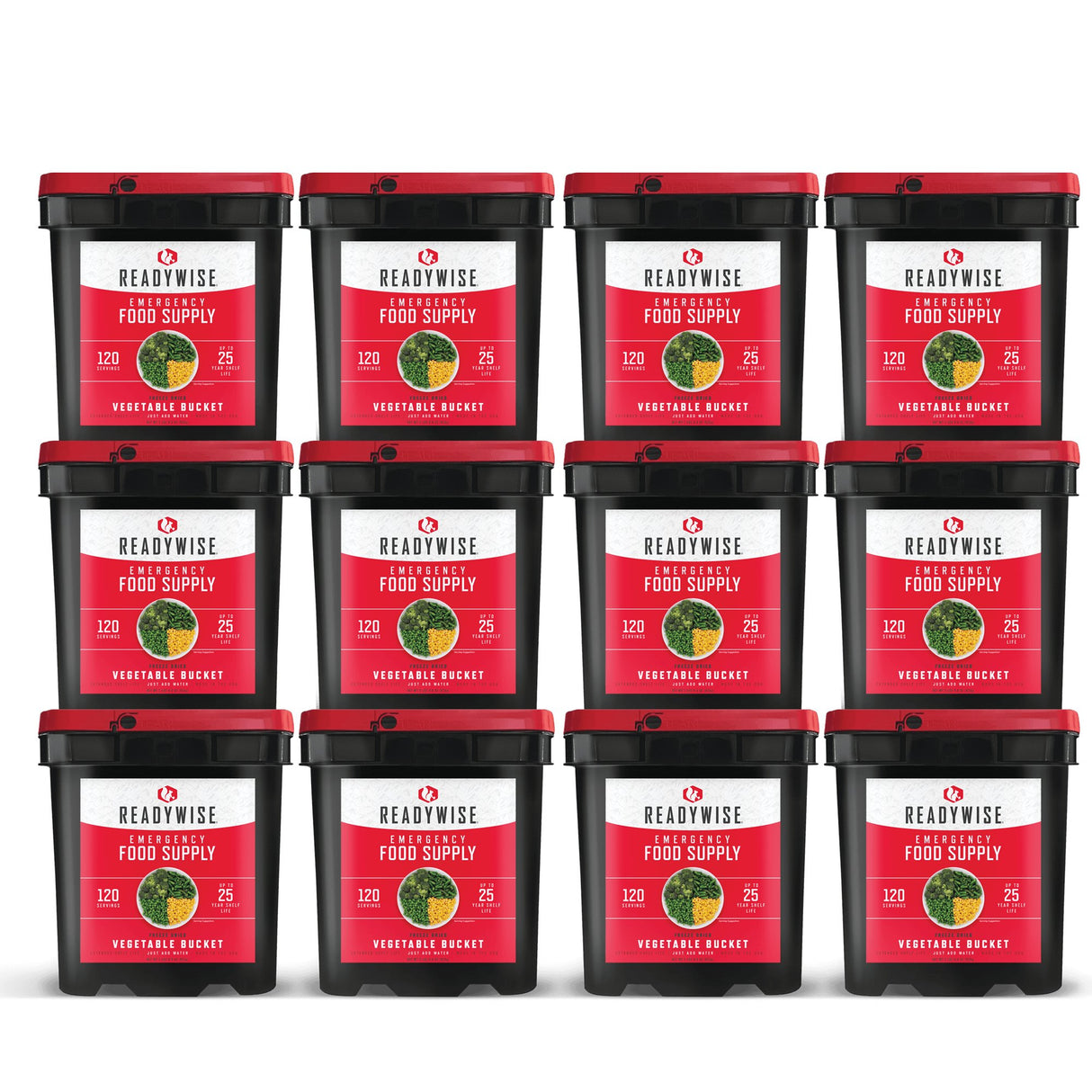 ReadyWise - 1440 Serving Freeze Dried Vegetable Bundle
