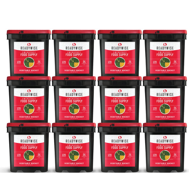 ReadyWise - 1440 Serving Freeze Dried Vegetable Bundle