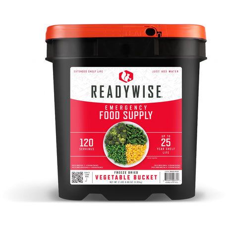 ReadyWise - 120 Serving Freeze Dried Vegetable Bucket