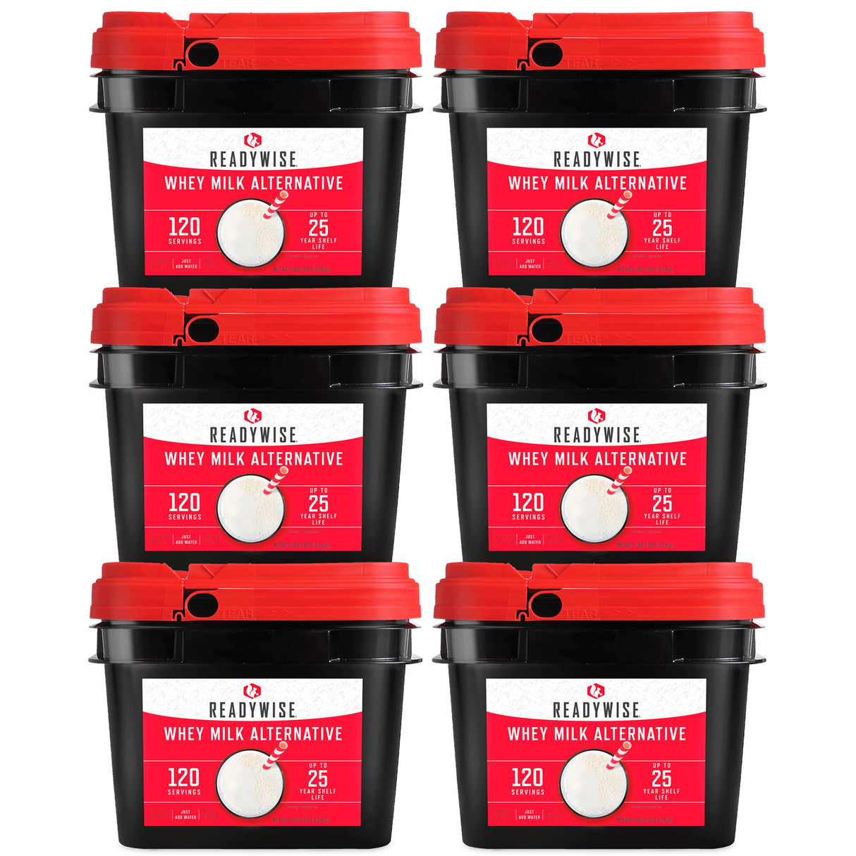 ReadyWise - 720 Servings Emergency Whey Milk Bundle