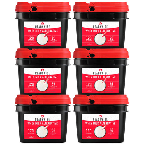 ReadyWise - 720 Servings Emergency Whey Milk Bundle