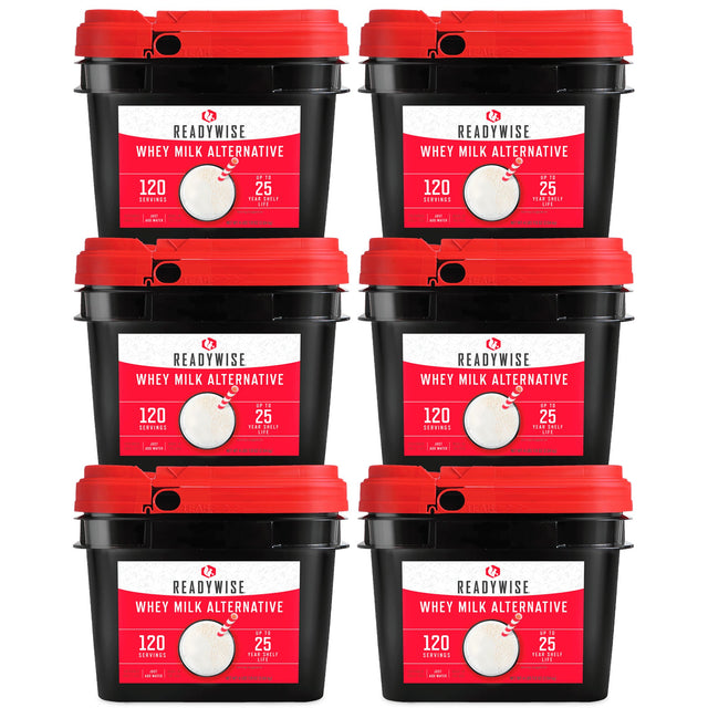 ReadyWise - 720 Servings Emergency Whey Milk Bundle