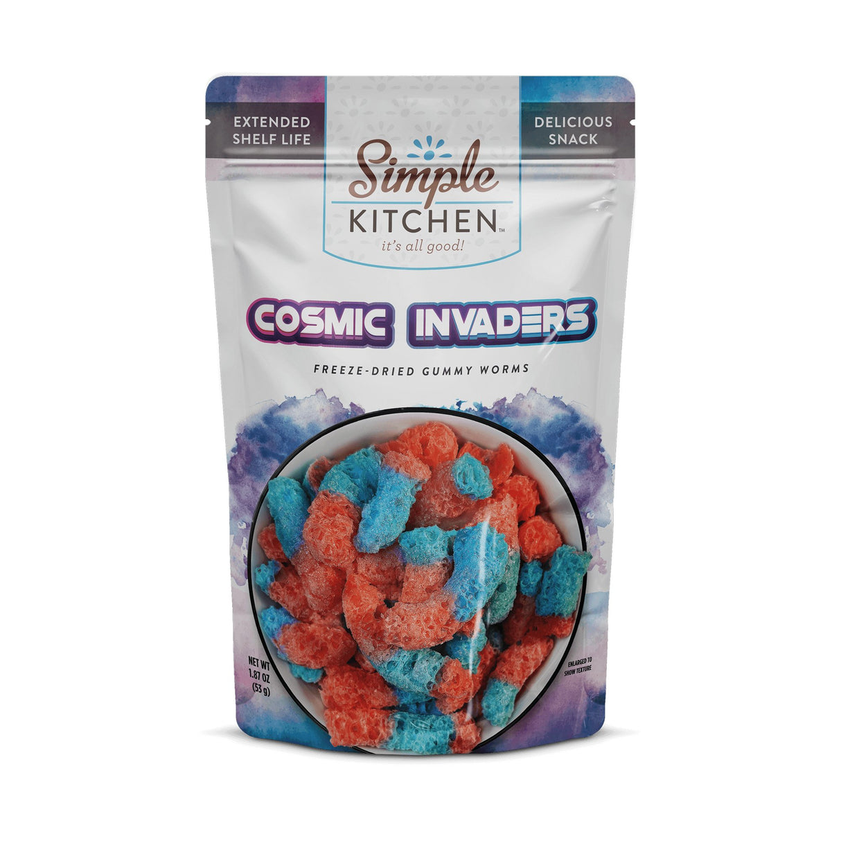 ReadyWise - 6 CT SK Cosmic Invaders Freeze Dried Candy Bites