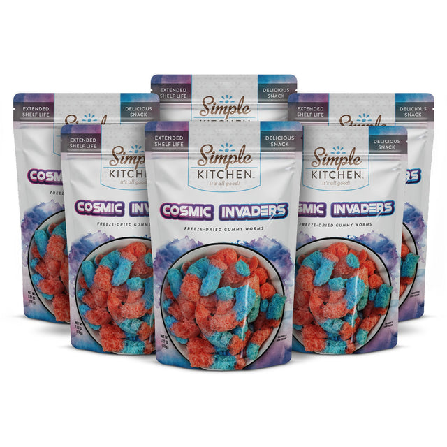 ReadyWise - 6 CT SK Cosmic Invaders Freeze Dried Candy Bites