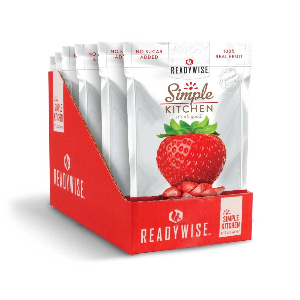 ReadyWise - 6 CT Case Simple Kitchen Freeze-Dried Strawberries