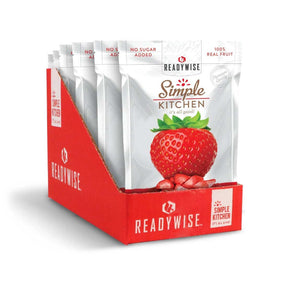 ReadyWise - 6 CT Case Simple Kitchen Freeze-Dried Strawberries