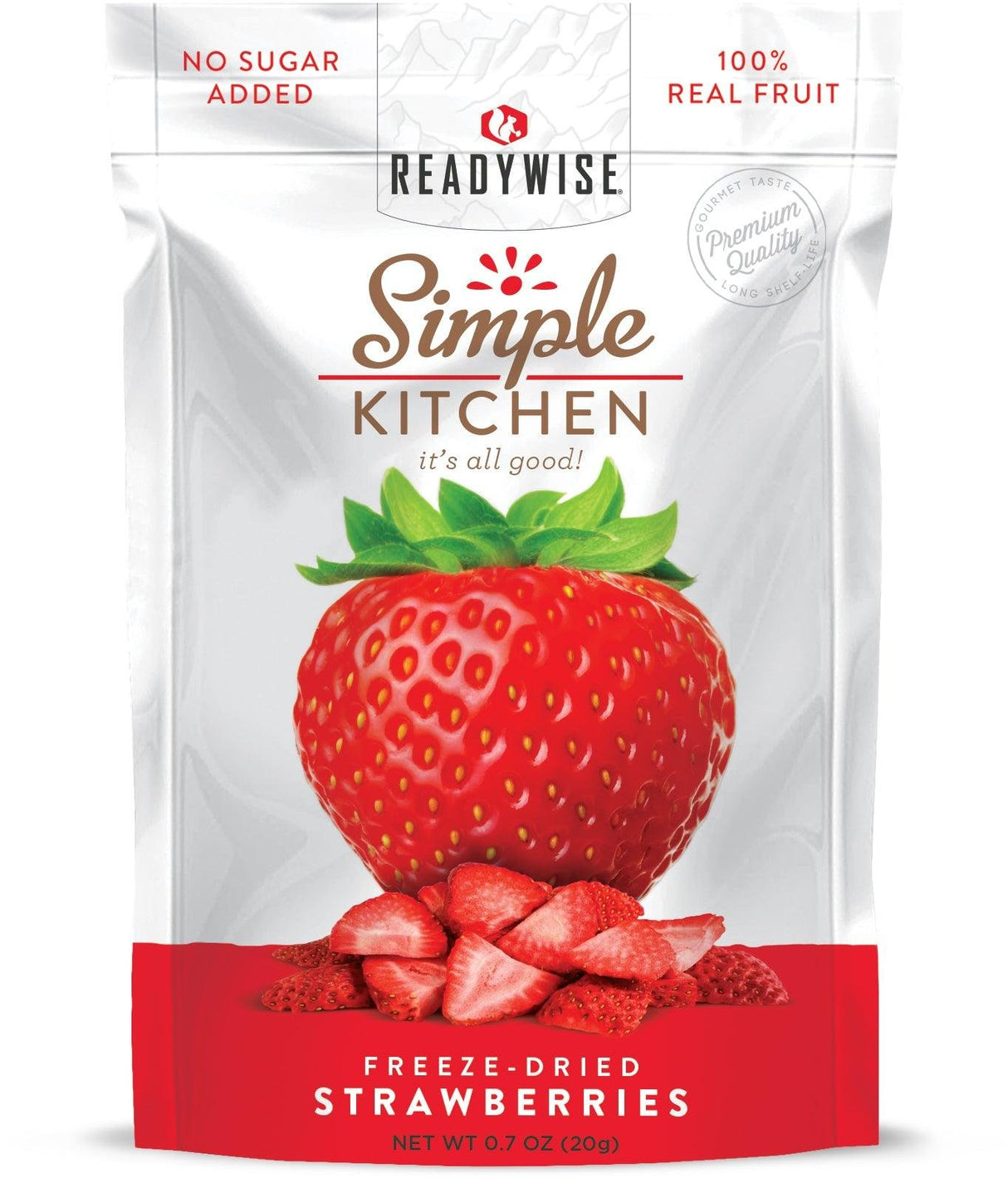 ReadyWise - 6 CT Case Simple Kitchen Freeze-Dried Strawberries