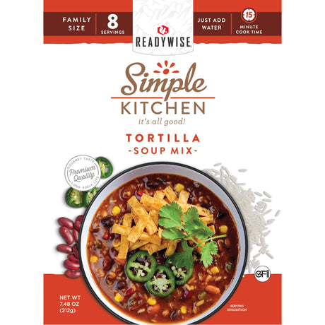 ReadyWise - 6 CT Case Tortilla Soup - Easy to Prepare