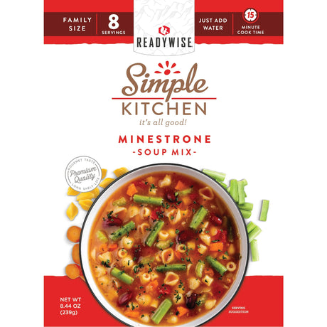 ReadyWise - 6 CT Case Minestrone Soup