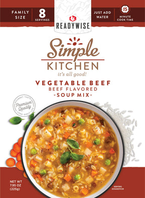ReadyWise - 6 CT Case Vegetable Beef Soup