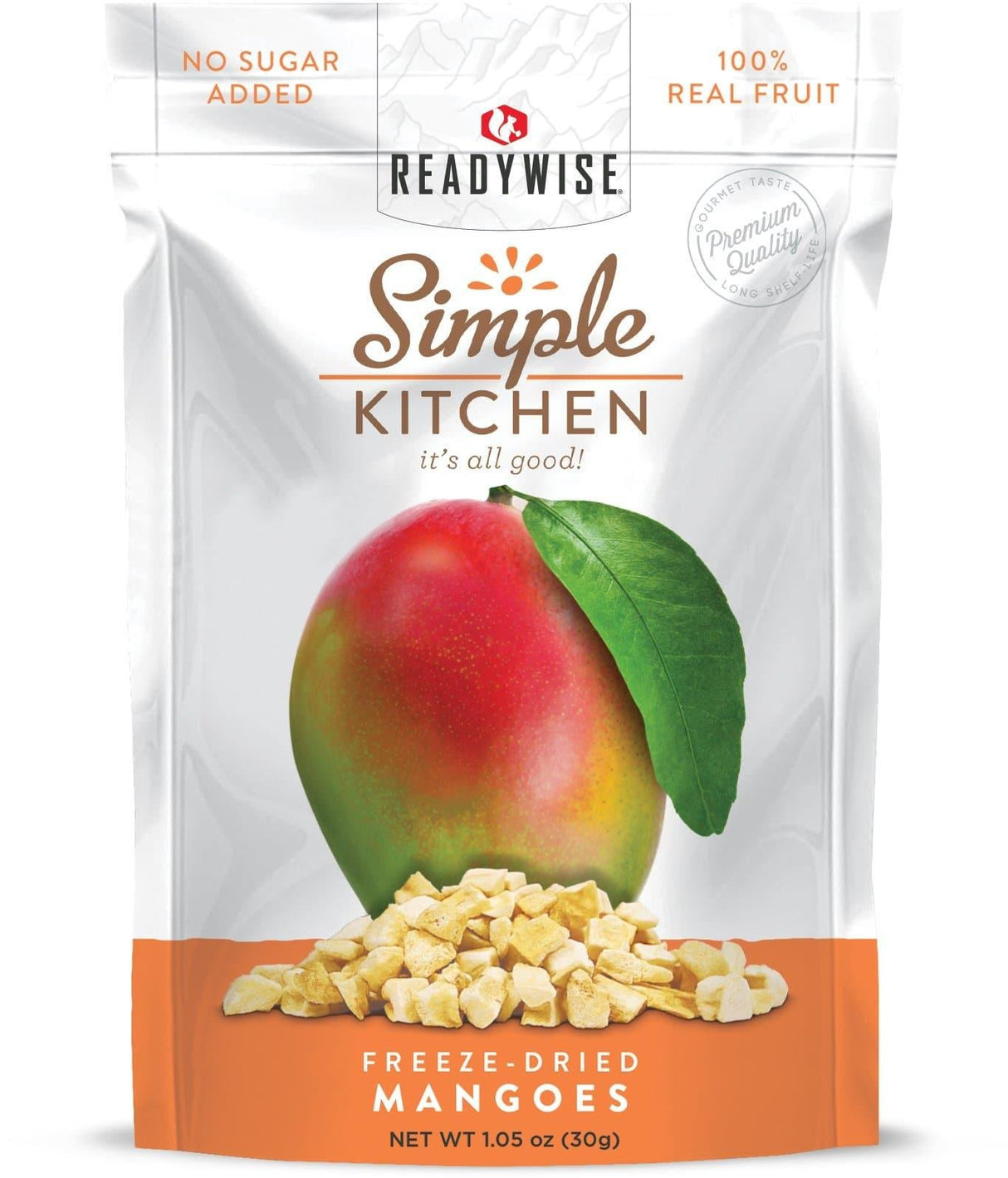 ReadyWise - 6 CT Case Simple Kitchen Freeze-Dried Mango