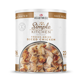 ReadyWise - Freeze-Dried Diced Chicken, 16-Servings Can