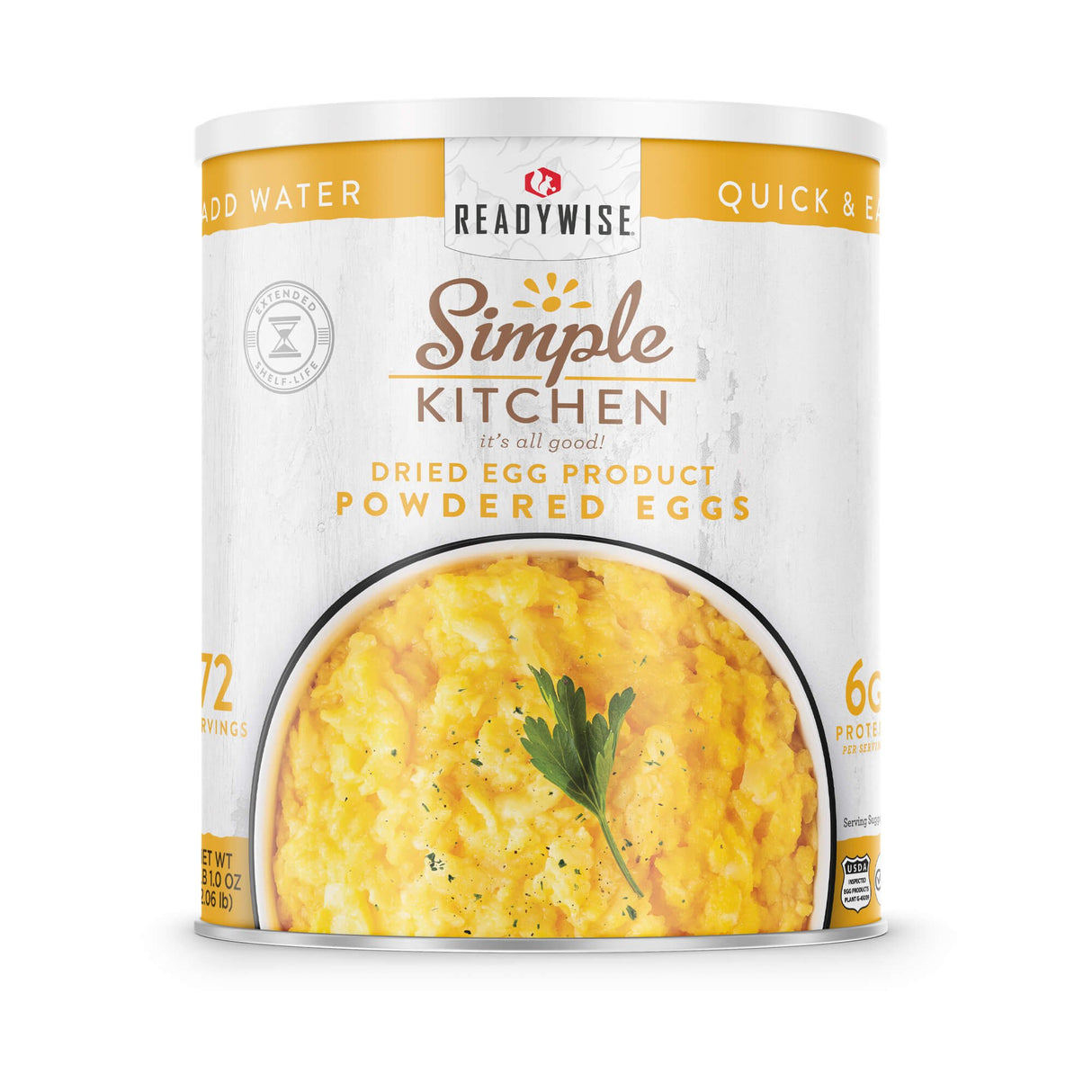 ReadyWise - Powdered Eggs #10 Can, 72 Servings