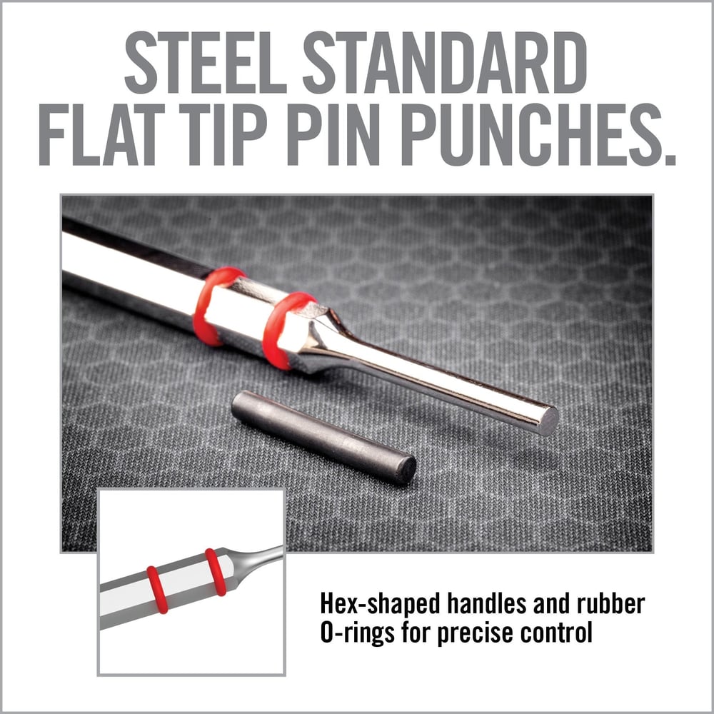Real Avid - ACCU-PUNCH® Hammer & AR15 Pin Punch Set - Armorer’s AR15 Pin Punch Set with Pin Alignment Tool