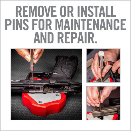 Real Avid - ACCU-PUNCH® Hammer & AR15 Pin Punch Set - Armorer’s AR15 Pin Punch Set with Pin Alignment Tool