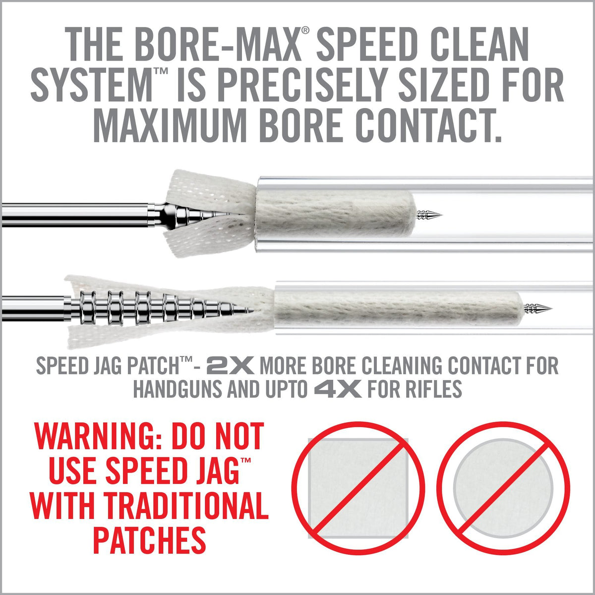 Real Avid - Bore-Max Speed Jags & Patches Multi-Cal Pack
