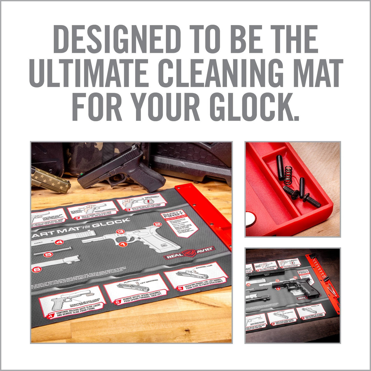 Real Avid - Smart Mat for Glock with Parts Tray