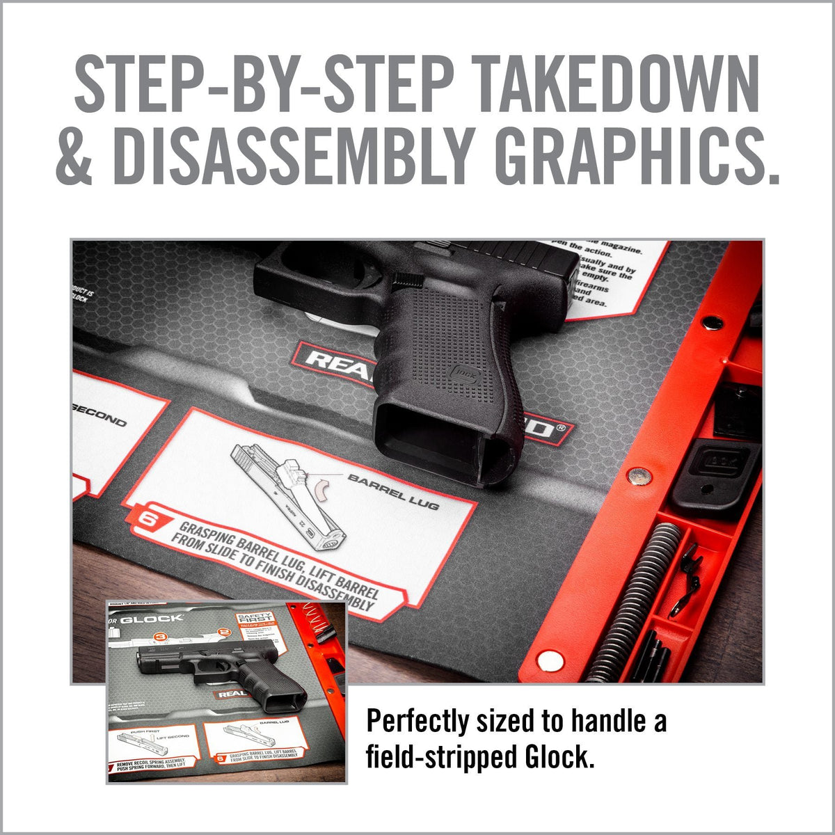 Real Avid - Smart Mat for Glock with Parts Tray