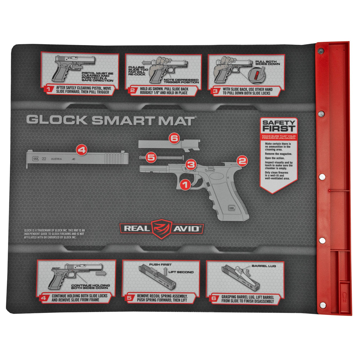 Real Avid - Smart Mat for Glock with Parts Tray
