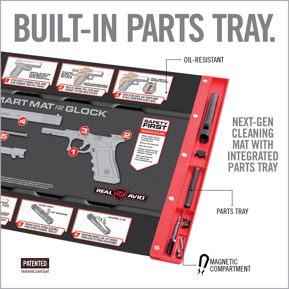 Real Avid - Smart Mat for Glock with Parts Tray