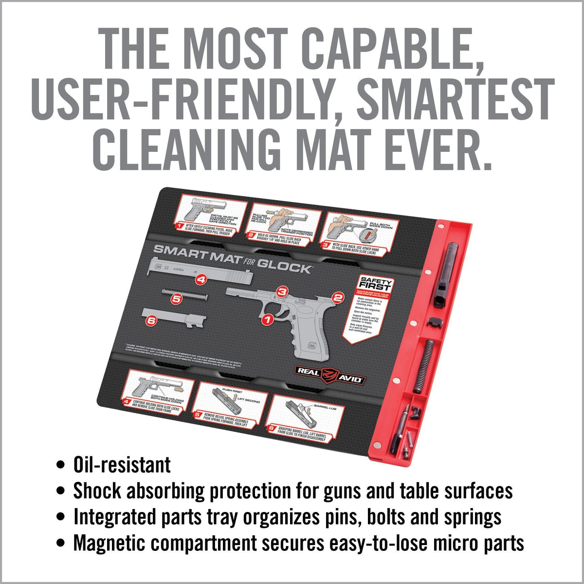Real Avid - Smart Mat for Glock with Parts Tray