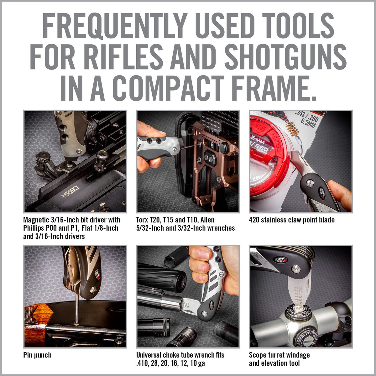 Real Avid - The Gun Tool Multi-Tool for Rifles & Shotguns