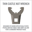 Real Avid - Master-Fit Armorer's Thin Castle Nut Wrench Head