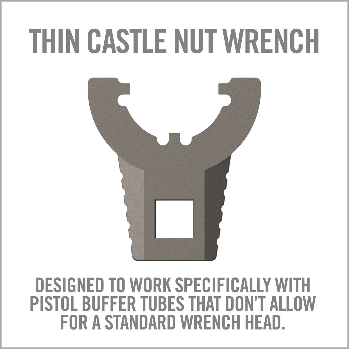 Real Avid - Master-Fit Armorer's Thin Castle Nut Wrench Head