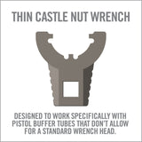 Real Avid - Master-Fit Armorer's Thin Castle Nut Wrench Head