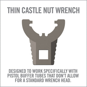 Real Avid - Master-Fit Armorer's Thin Castle Nut Wrench Head