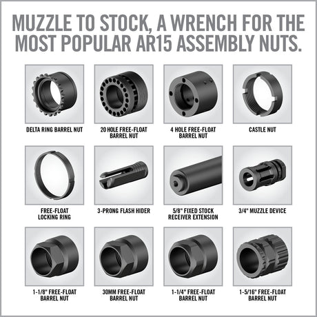 Real Avid - Master-Fit Armorer's Thin Castle Nut Wrench Head — view 4